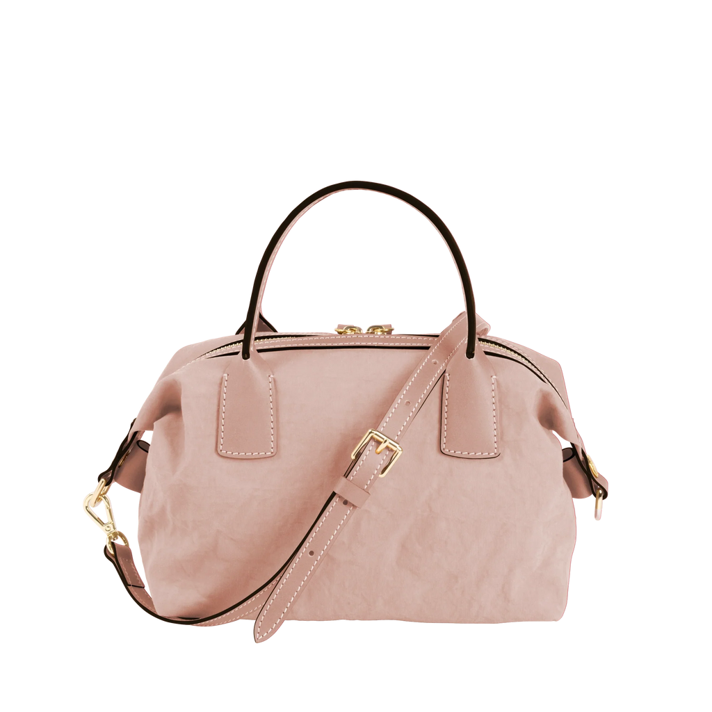 Ultra-Light Nylon Leather Trim Adjustable Crossbody Satchel Bag