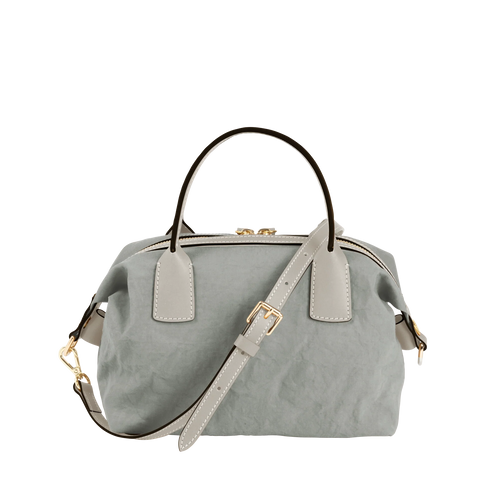 Ultra-Light Nylon Leather Trim Adjustable Crossbody Satchel Bag